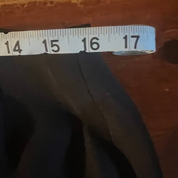 Womens Black Pencil Skirt Medium Classic Business Office Corporate Foundation - Picture 6 of 6